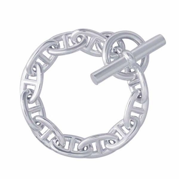 HERMES シルバーバングル チェーンリンク TGM 11 最終値下げ HERMES シルバーバングル チェーンリンク TGM 11 最終値下げ