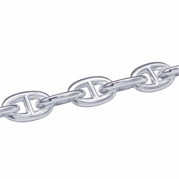 エルメス ブレスレット シェーヌダンクルTGM 11コマ SV925シルバー HERMES ジュエリー