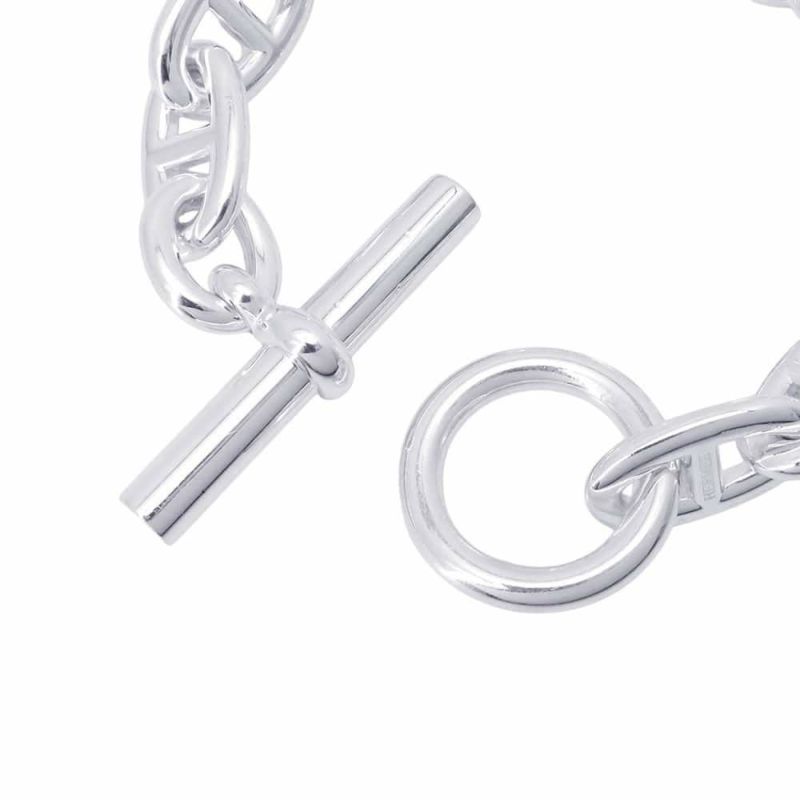 エルメス ブレスレット シェーヌダンクルTGM 11コマ SV925シルバー HERMES ジュエリー