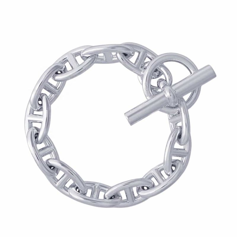 エルメス ブレスレット シェーヌダンクルGM 12コマ SV925シルバー HERMES ジュエリー