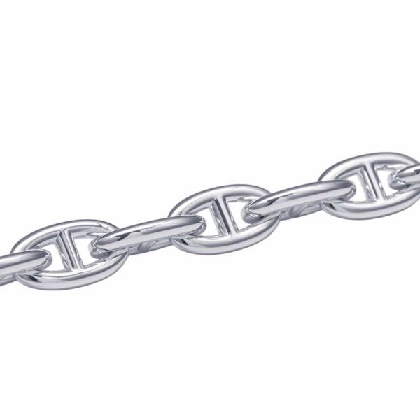 エルメス ブレスレット シェーヌダンクルGM 12コマ SV925シルバー HERMES ジュエリー