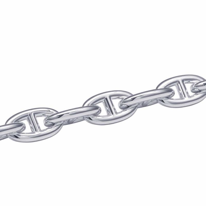 エルメス ブレスレット シェーヌダンクルGM 12コマ SV925シルバー HERMES ジュエリー