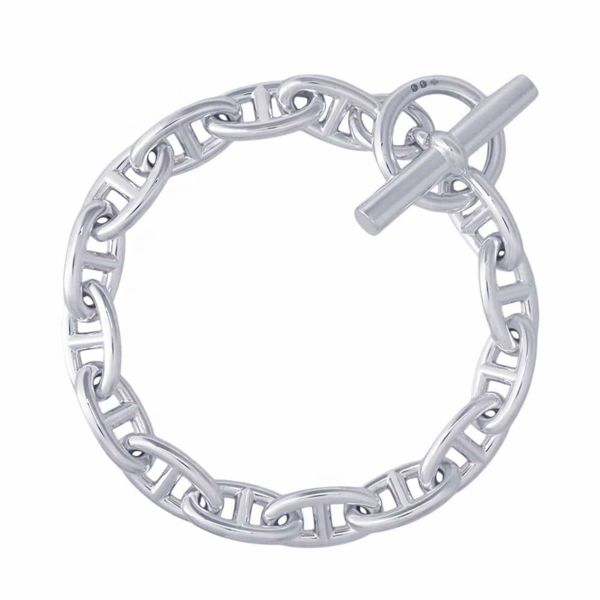 エルメス ブレスレット シェーヌダンクルGM 15コマ SV925シルバー HERMES ジュエリー