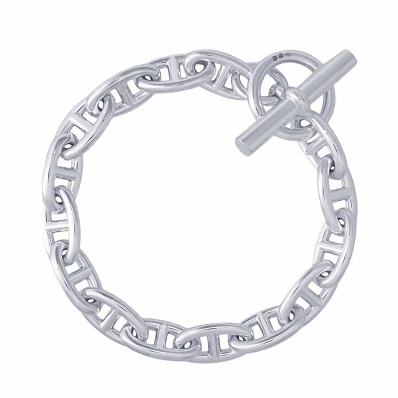 エルメス ブレスレット シェーヌダンクルGM 15コマ SV925シルバー HERMES ジュエリー