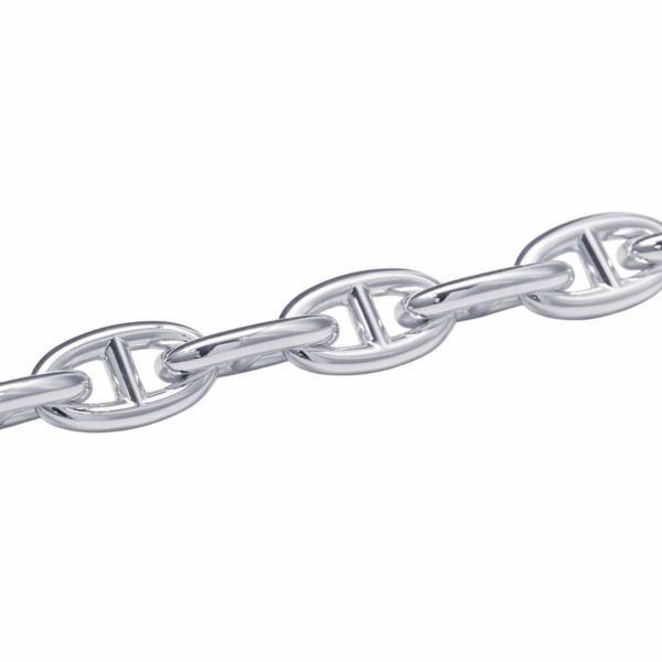 エルメス ブレスレット シェーヌダンクルGM 15コマ SV925シルバー HERMES ジュエリー