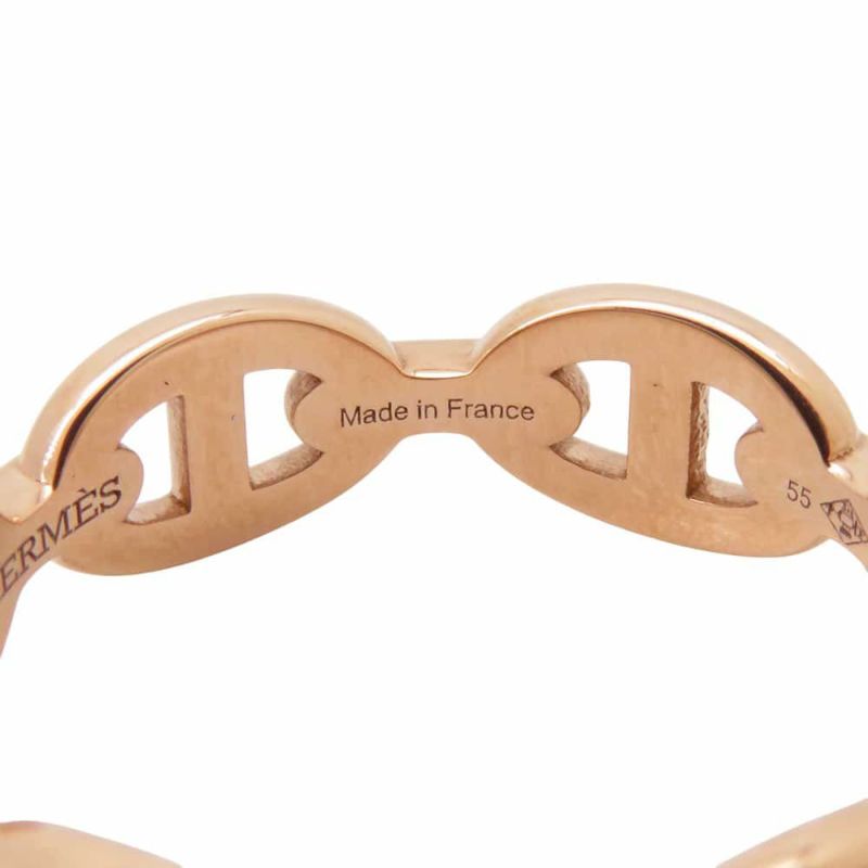 エルメス リング シェーヌダンクル アンシェネPM K18PGピンクゴールド リングサイズ55 指輪