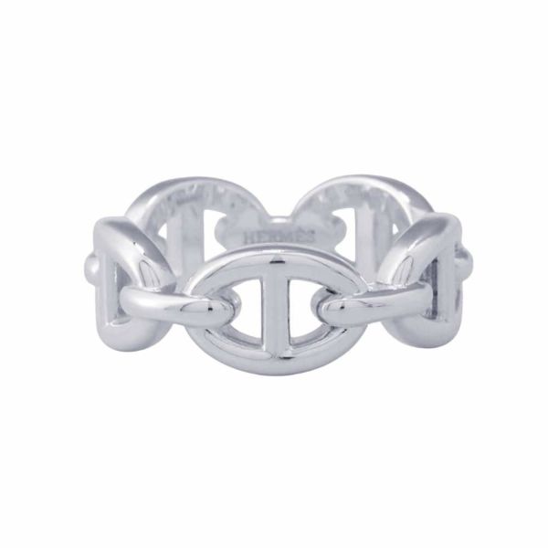 エルメス リング シェーヌダンクル アンシェネPM SV925シルバー リングサイズ52 HERMES ジュエリー 指輪