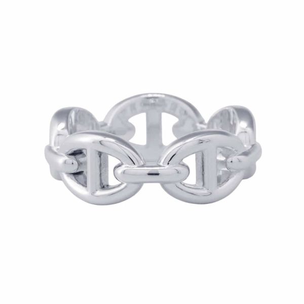 エルメス リング シェーヌダンクル アンシェネPM SV925シルバー リングサイズ52 HERMES ジュエリー 指輪