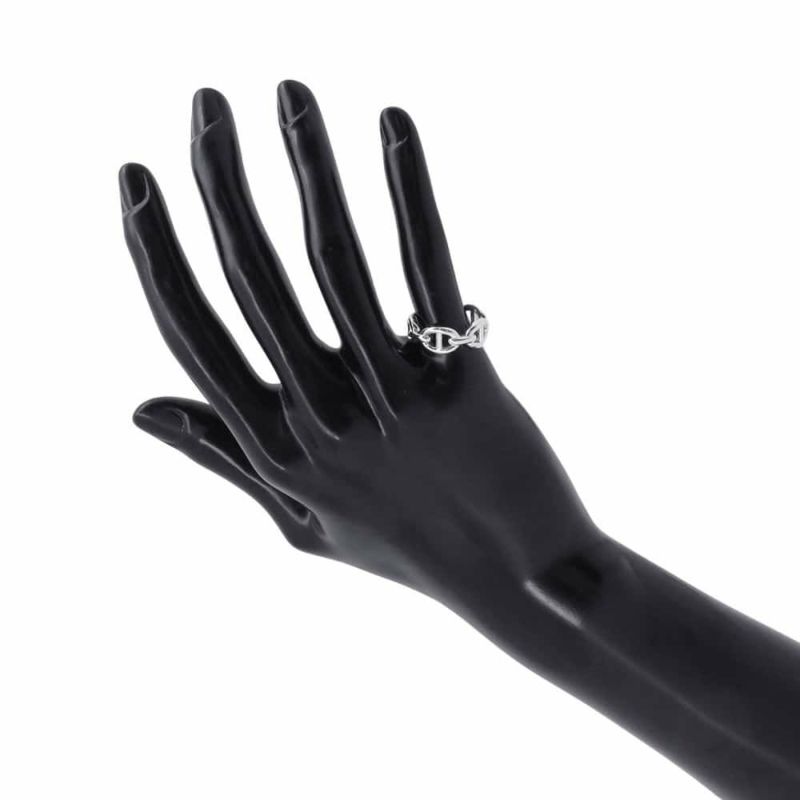 エルメス リング シェーヌダンクル アンシェネPM SV925シルバー リングサイズ52 HERMES ジュエリー 指輪