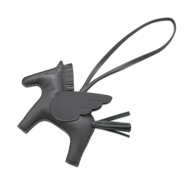 エルメス バッグチャーム ロデオ ペガサスMM アルドワーズ ラムスキン W刻印 HERMES