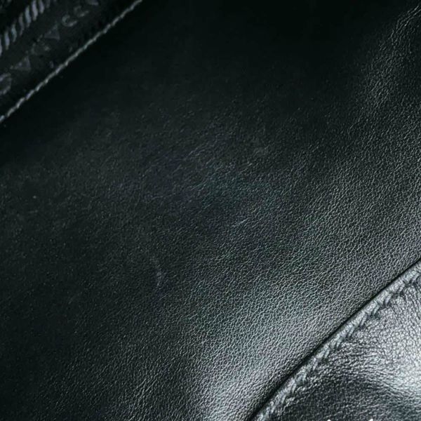 プラダ ハンドバッグ レオパード ナイロン ハラコ オーストリッチ 1BA004 PRADA バッグ 黒