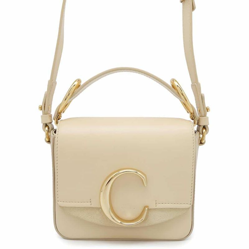 クロエ ハンドバッグ クロエ シー C ミニ レザー スエード 193 A37 Chloe 2wayショルダーバッグ アウトレット品