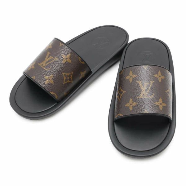ルイヴィトン サンダル サンバスライン フラット ミュール モノグラム レディースサイズ35 靴