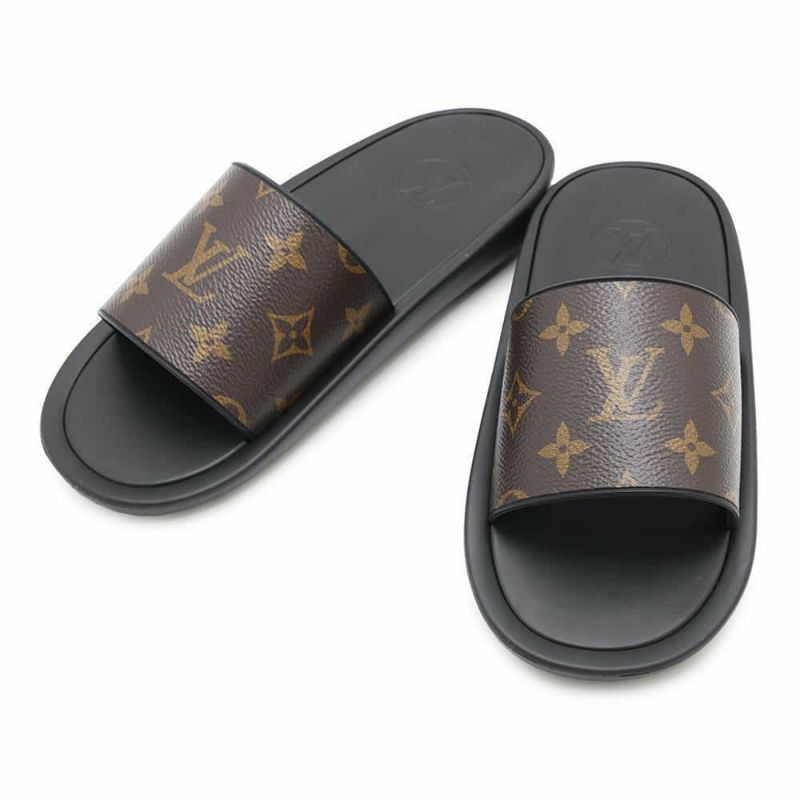 ルイヴィトン サンダル サンバスライン フラット ミュール モノグラム レディースサイズ35 靴