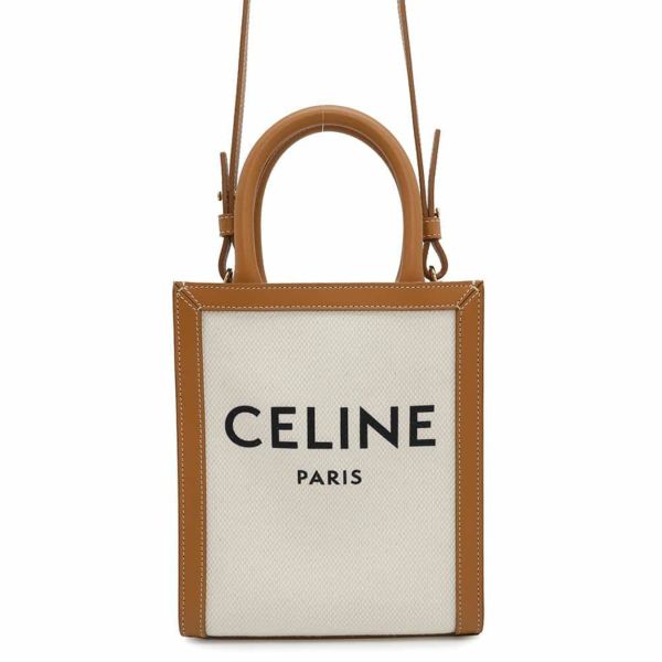セリーヌ ハンドバッグ バーティカルカバ ミニ ロゴ 193302 CELINE バッグ 2wayショルダーバッグ