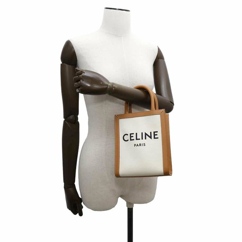 セリーヌ ハンドバッグ バーティカルカバ ミニ ロゴ 193302 CELINE バッグ 2wayショルダーバッグ