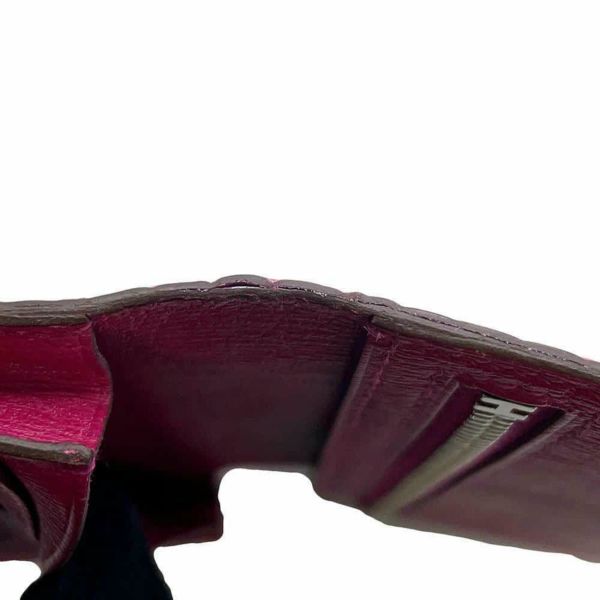 エルメス 長財布 ベアンスフレ ローズシェヘラザード/シルバー金具 アリゲーターシャイン D刻印 HERMES 財布