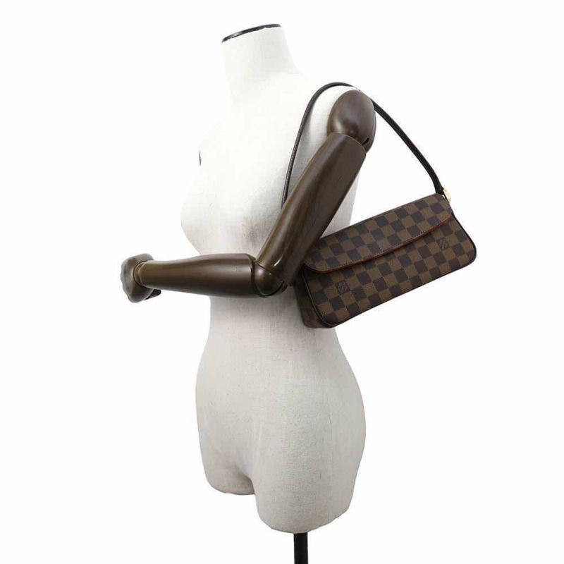 ルイヴィトン ハンドバッグ ダミエ・エベヌ レコレータ N51299 ワンショルダー アクセサリーポーチ