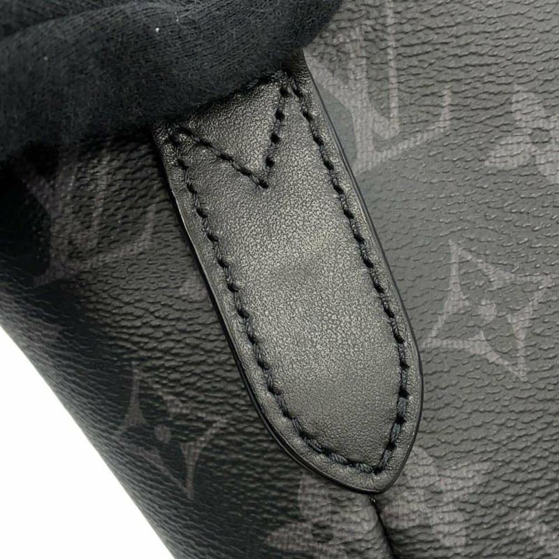 ルイヴィトン トートバッグ モノグラム・エクリプス ソミュール トート M45914 LOUIS VUITTON 2way 黒 ブラック