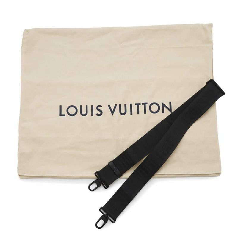 ルイヴィトン トートバッグ モノグラム・エクリプス ソミュール トート M45914 LOUIS VUITTON 2way 黒 ブラック