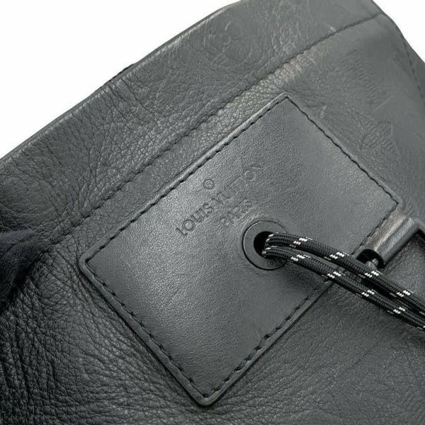 ルイヴィトン リュックサック モノグラム・シャドウ チョーク・バックパック M44614 LOUIS VUITTON 黒 ブラック