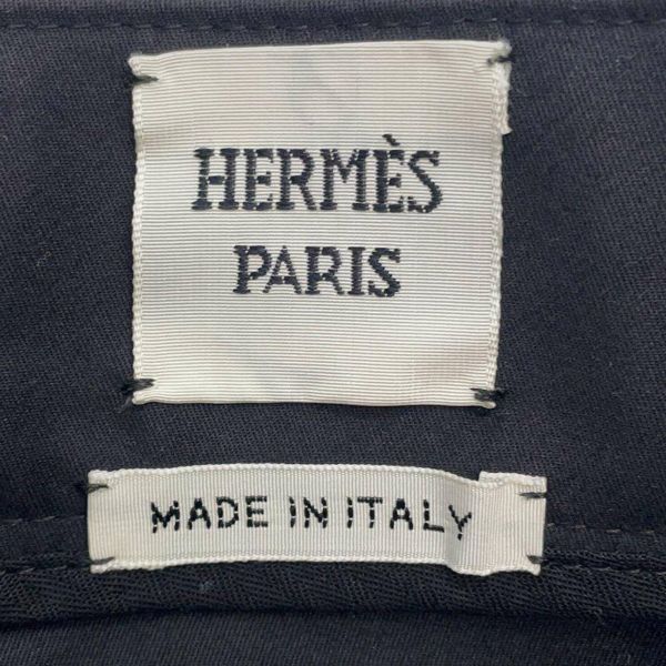 エルメス ショートパンツ コットン レディース32 HERMES ボトムス キュロット 黒