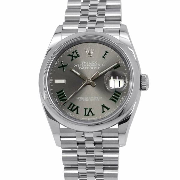 ロレックス デイトジャスト36 126200 ROLEX 腕時計 スレート文字盤 ローマン