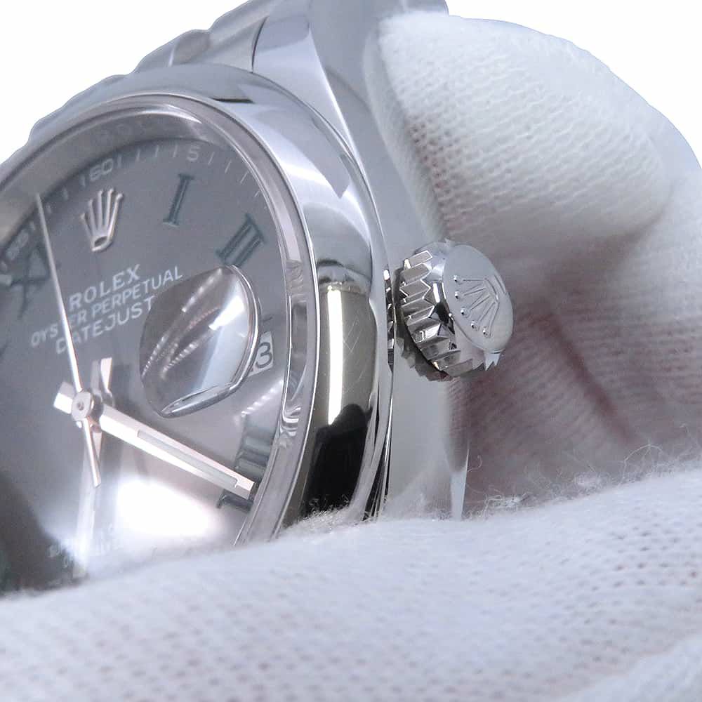 ロレックス デイトジャスト36 126200 ROLEX 腕時計 スレート文字盤 ローマン