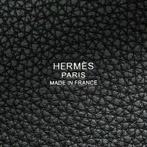 エルメス ハンドバッグ ピコタンロックPM ブラック/シルバー金具 トリヨンクレマンス W刻印 黒