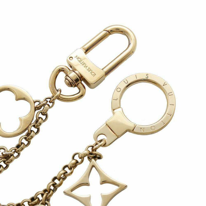 ルイヴィトン バッグチャーム チェーン フルール ドゥ モノグラム M65111 LOUIS VUITTON キーホルダー モノグラムフラワー