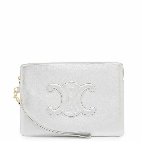 セリーヌ クラッチバッグ トリオンフ スモール ポーチ レザー 10J983 CELINE セカンドバッグ