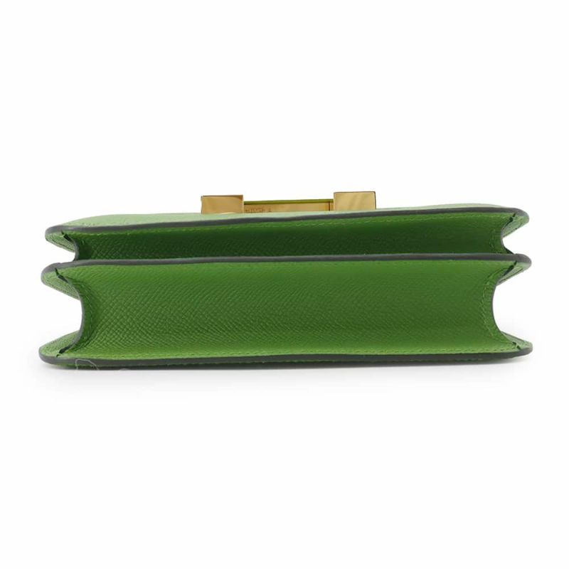 エルメス ミニ コンスタンス3 ミロワール ヴェールユッカ/ゴールド金具 エプソン W刻印