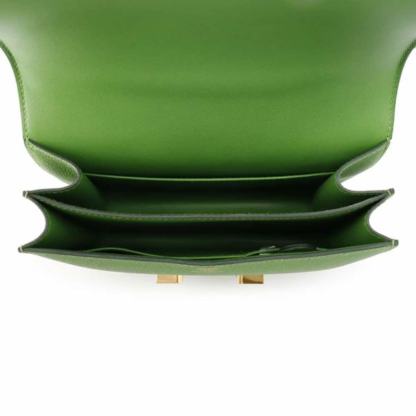 エルメス ミニ コンスタンス3 ミロワール ヴェールユッカ/ゴールド金具 エプソン W刻印