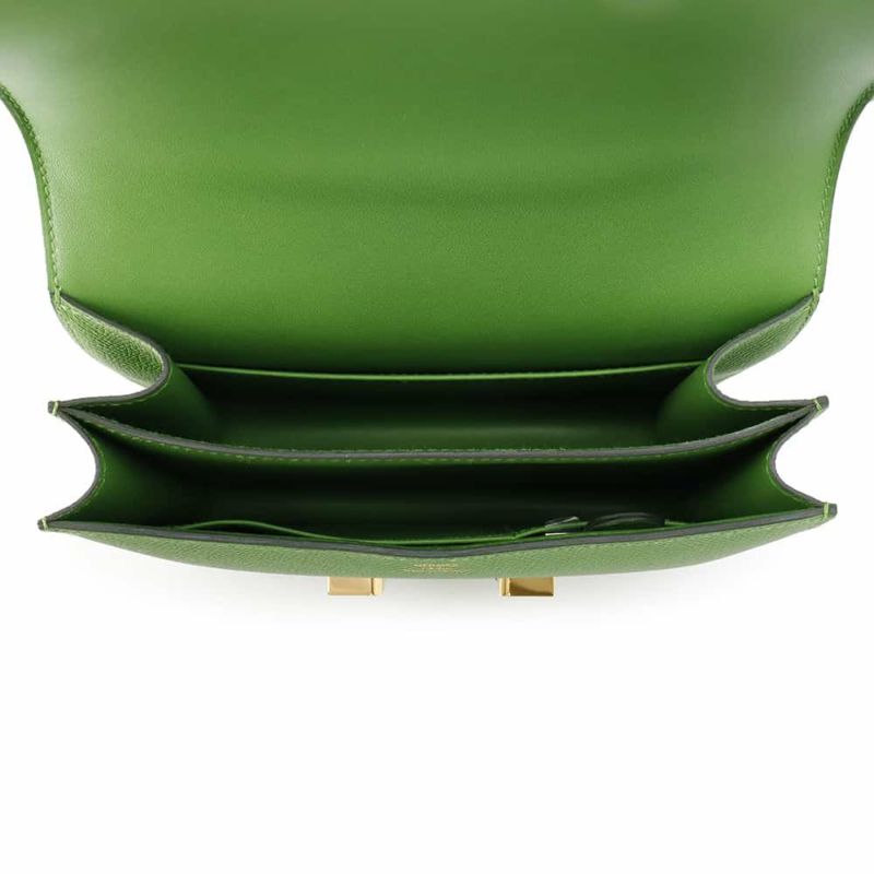 エルメス ミニ コンスタンス3 ミロワール ヴェールユッカ/ゴールド金具 エプソン W刻印