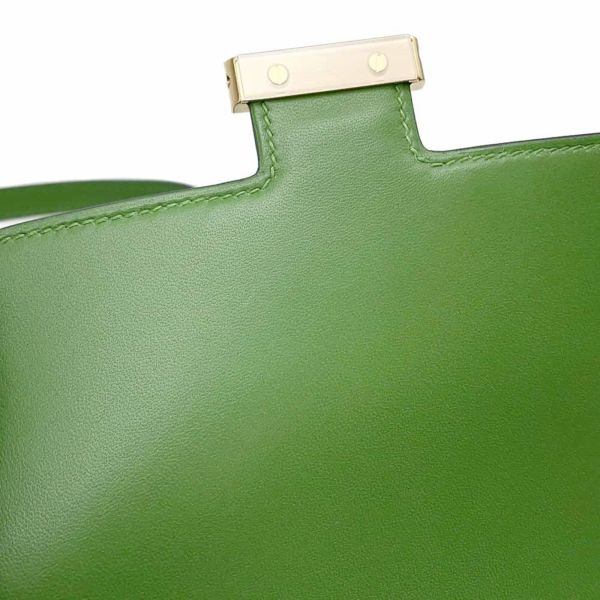 エルメス ミニ コンスタンス3 ミロワール ヴェールユッカ/ゴールド金具 エプソン W刻印