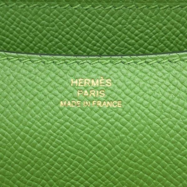 エルメス ミニ コンスタンス3 ミロワール ヴェールユッカ/ゴールド金具 エプソン W刻印
