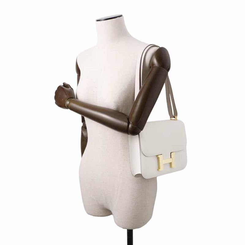 エルメス コンスタンス24 ミロワール グリスペール/ゴールド金具 エプソン B刻印