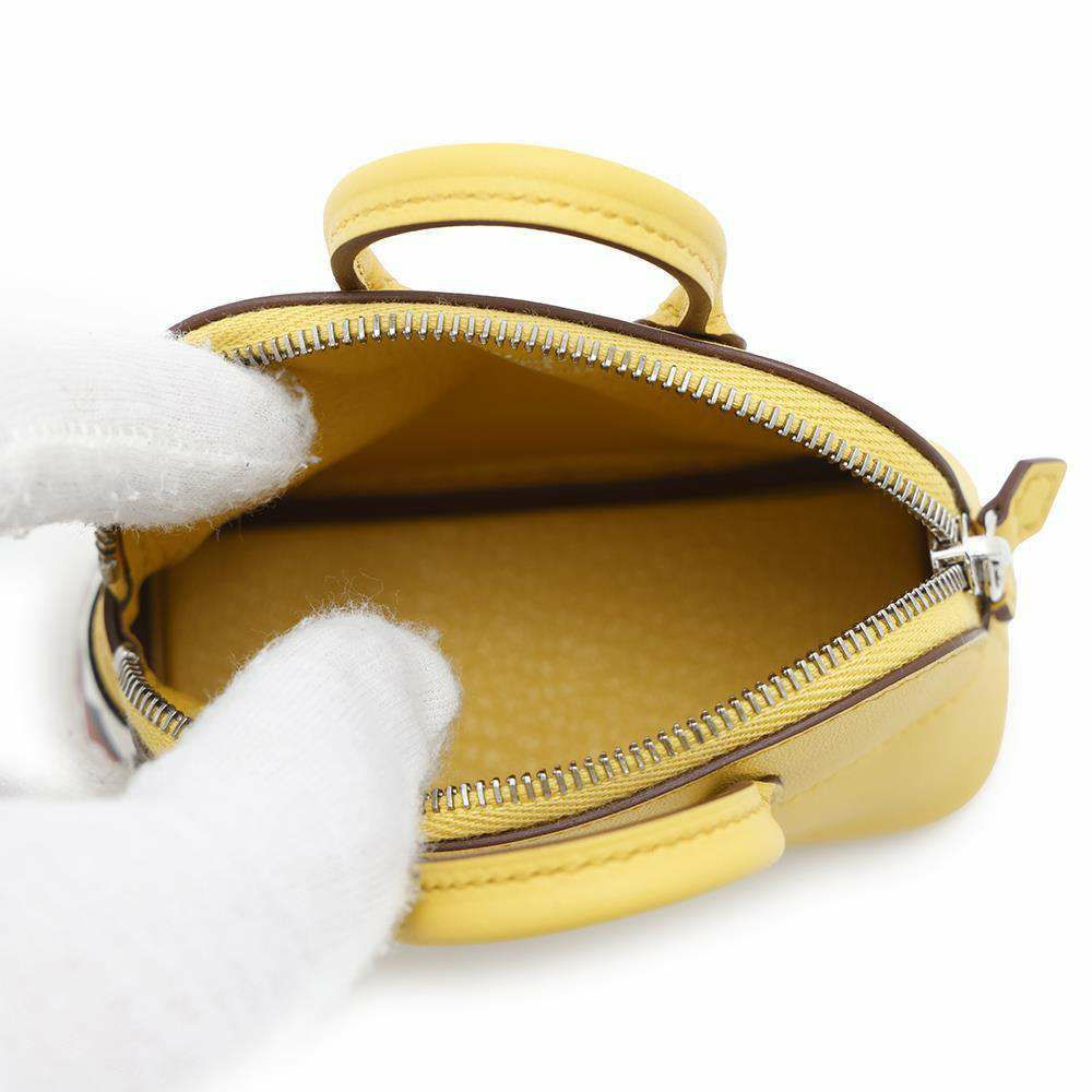 エルメス バッグチャーム ボリード・シャーク サン/シルバー金具 スイフト W刻印 HERMES サメ