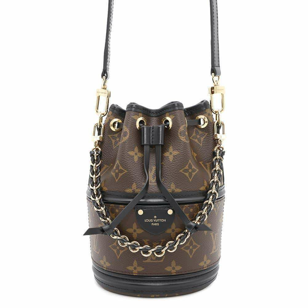 ルイヴィトン ハンドバッグ モノグラム カノエ M83480 2way 黒 ブラック