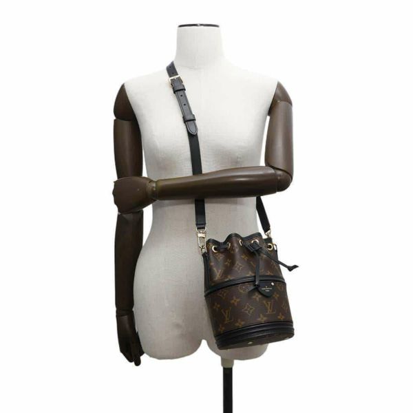 ルイヴィトン ハンドバッグ モノグラム カノエ M83480 2way 黒 ブラック