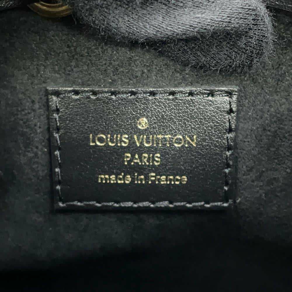 ルイヴィトン ハンドバッグ モノグラム カノエ M83480 2way 黒 ブラック