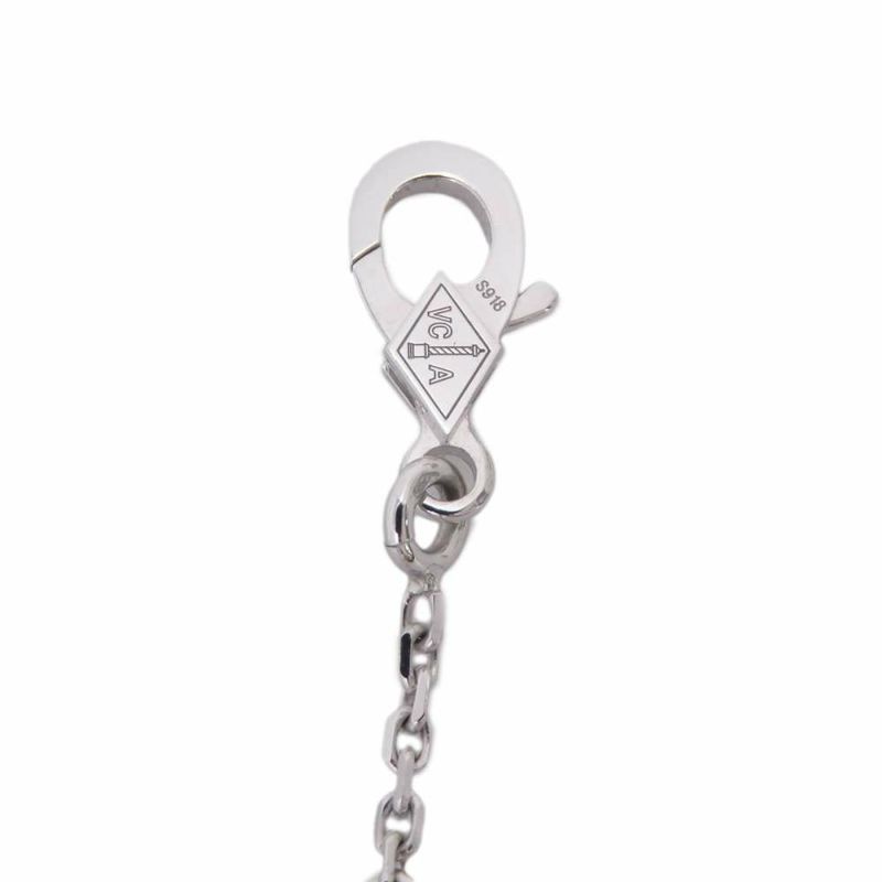 ヴァンクリーフ&アーペル ネックレス ヴィンテージ アルハンブラ ギヨシェ ダイヤ 1P K18WG/K18PG VCARPNTH00 2024年ホリデー限定