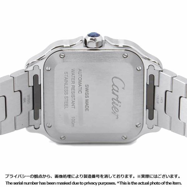 カルティエ サントス ドゥ カルティエ MM WSSA0029 Cartier 腕時計 シルバー文字盤