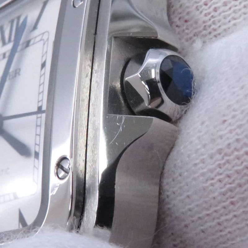 カルティエ サントス ドゥ カルティエ MM WSSA0029 Cartier 腕時計 シルバー文字盤