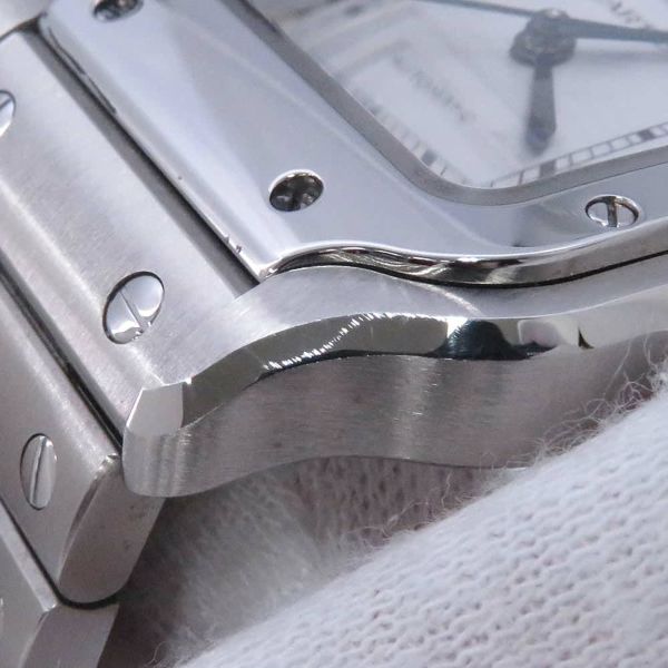 カルティエ サントス ドゥ カルティエ MM WSSA0029 Cartier 腕時計 シルバー文字盤