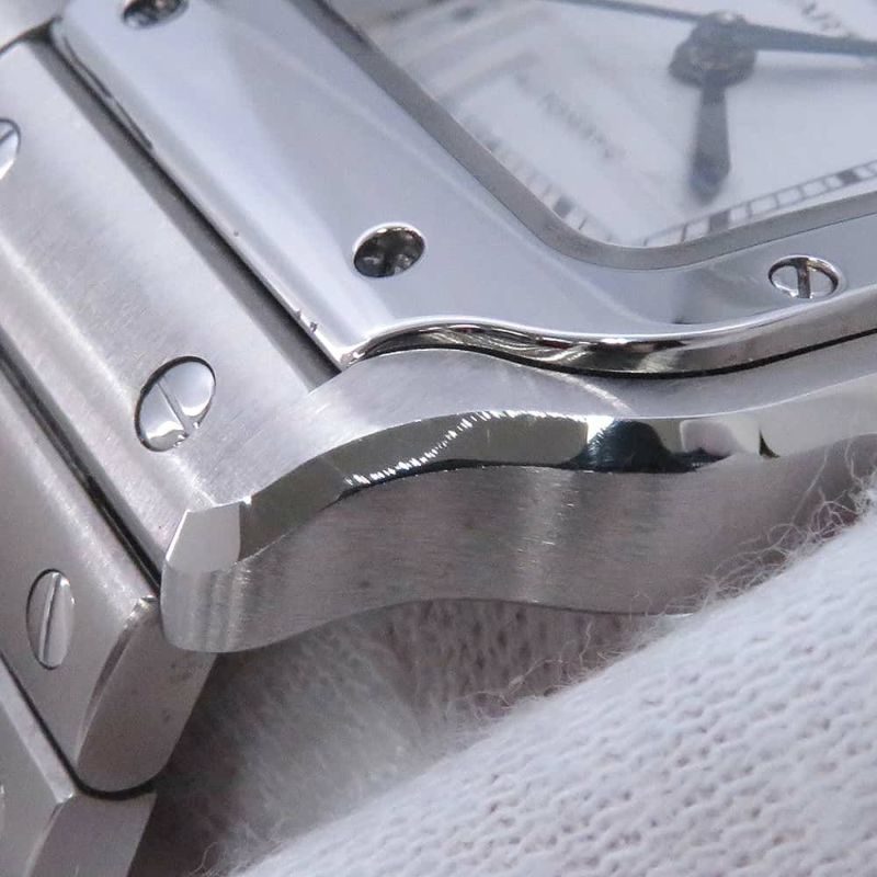 カルティエ サントス ドゥ カルティエ MM WSSA0029 Cartier 腕時計 シルバー文字盤