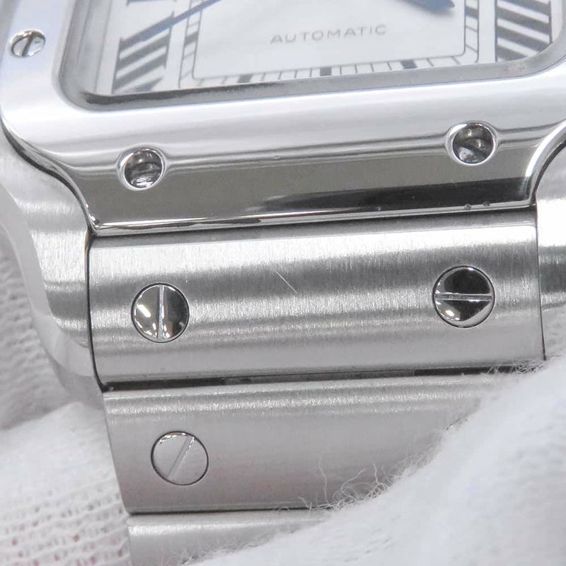 カルティエ サントス ドゥ カルティエ MM WSSA0029 Cartier 腕時計 シルバー文字盤