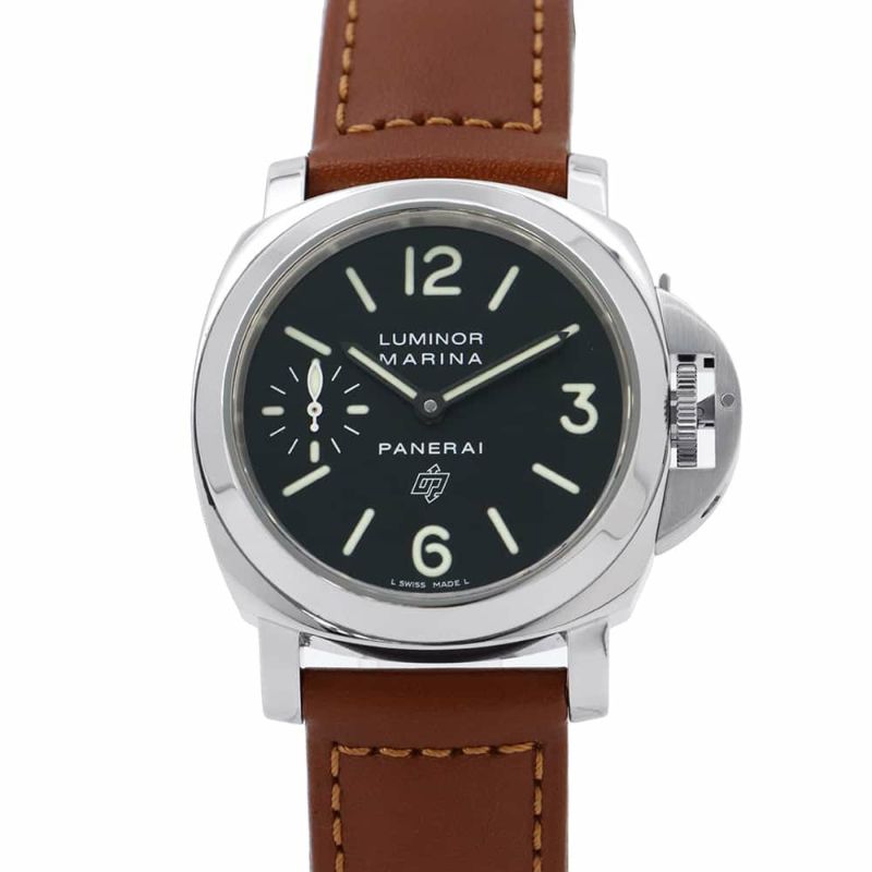 パネライ ルミノール マリーナ ロゴ R番 PAM00005 PANERAI 腕時計 黒文字盤