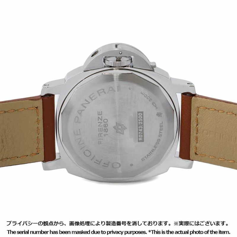 パネライ ルミノール マリーナ ロゴ R番 PAM00005 PANERAI 腕時計 黒文字盤