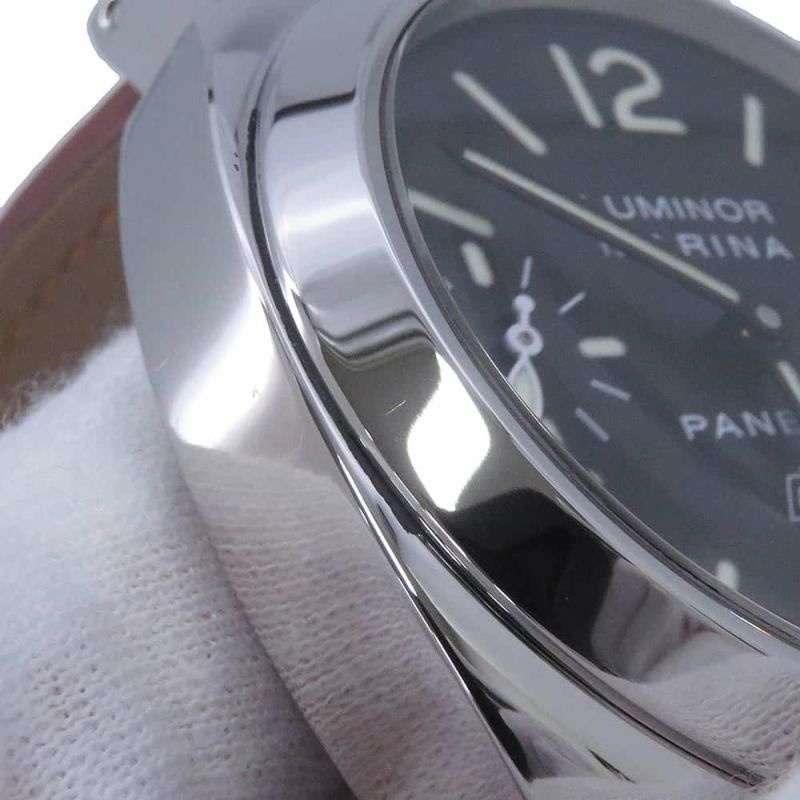 パネライ ルミノール マリーナ ロゴ R番 PAM00005 PANERAI 腕時計 黒文字盤